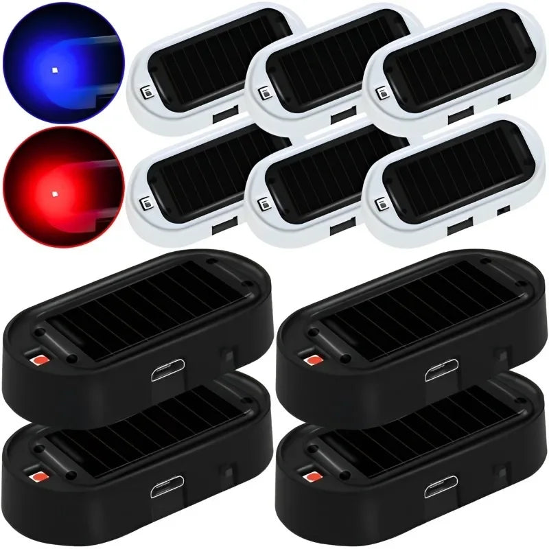 Security Warning Solar Powered Simulated Alarm Wireless