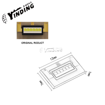 1PCS 12070 30W Power light-emitting Diode 6000K Cold White