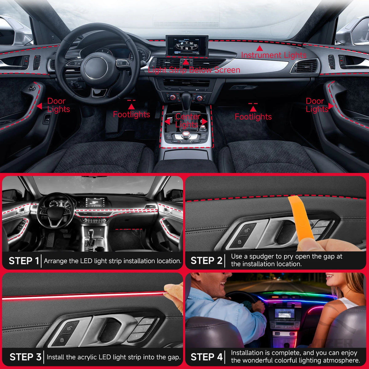 Ambient Interior Strip Neon RGB Environment In