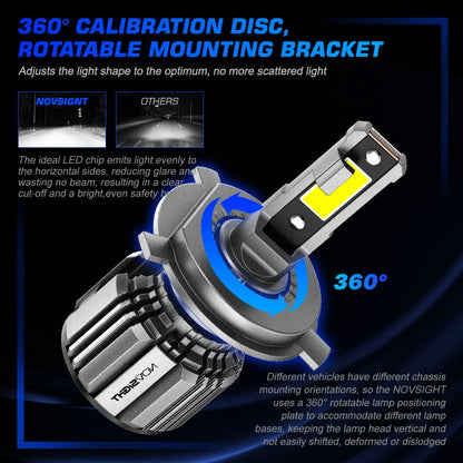 Novsight N74 H4 Headlight 9012 H1 H3 H7 H11