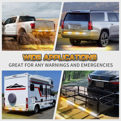 Nilight 48 Inch Truck Tailgate Strobe Strip Rear Window