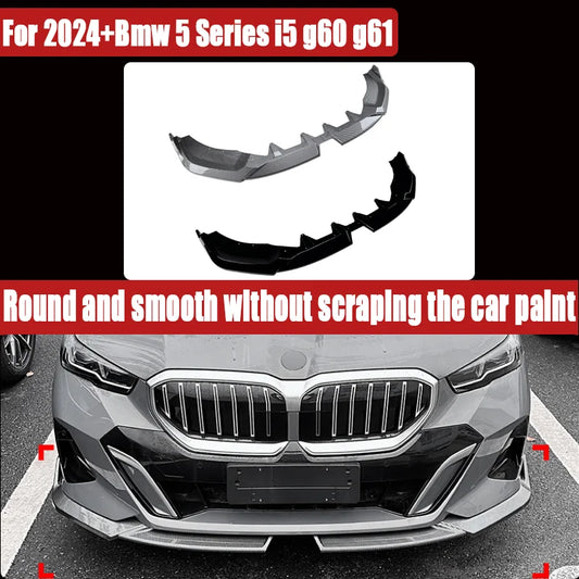 For 2024+Bmw 5 Series I5 G60 G61 M Sport Mp Front Lip Shovel