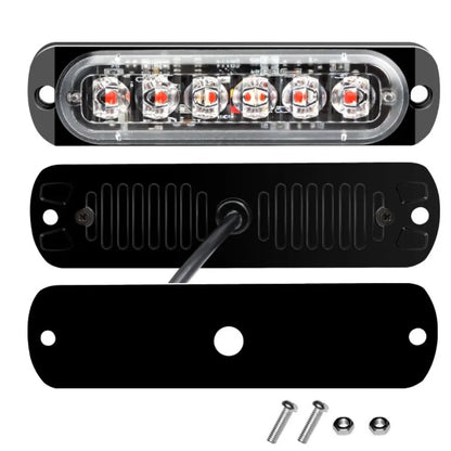 Strobe Warning 12V 24V Grille Flashing Bar Beacon Amber
