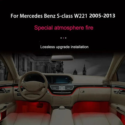 For Mercedes Benz S-Class W221 2005-2013 Color Ambient Lighting