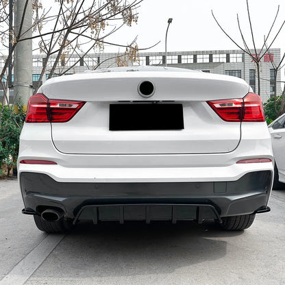 For BMW X4 F26 M Sport 2014 2018 Racing Rear Diffuser Apron Lip