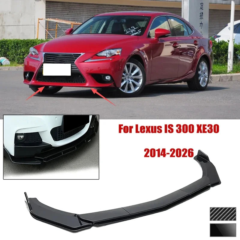 For Lexus Is 300 XE30 2014-2026 5PCS Front Bumper Shovel Spoiler