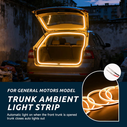 12V Rear Trunk Brighten Strip White 2M 4M Modified