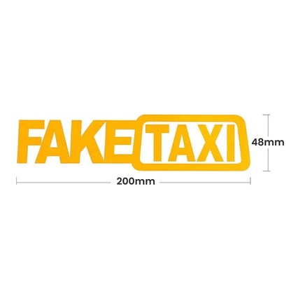 For Honda Toyota BMW Fake Taxi Reflective Sticker Window Van