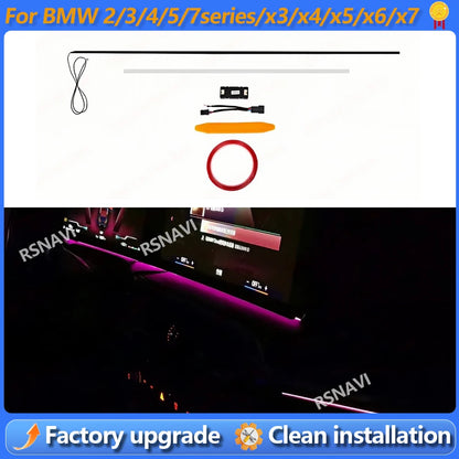 For BMW 2 3 4 7 RGB Instrument Ambient Lighting Series X3 X4 X5