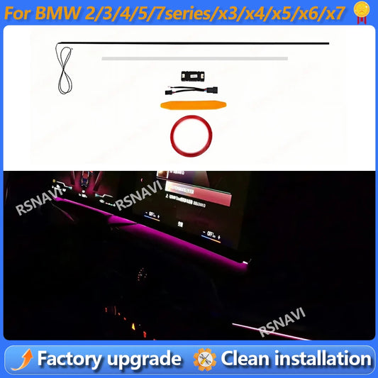 For BMW 2 3 4 7 RGB Instrument Ambient Lighting Series X3 X4 X5