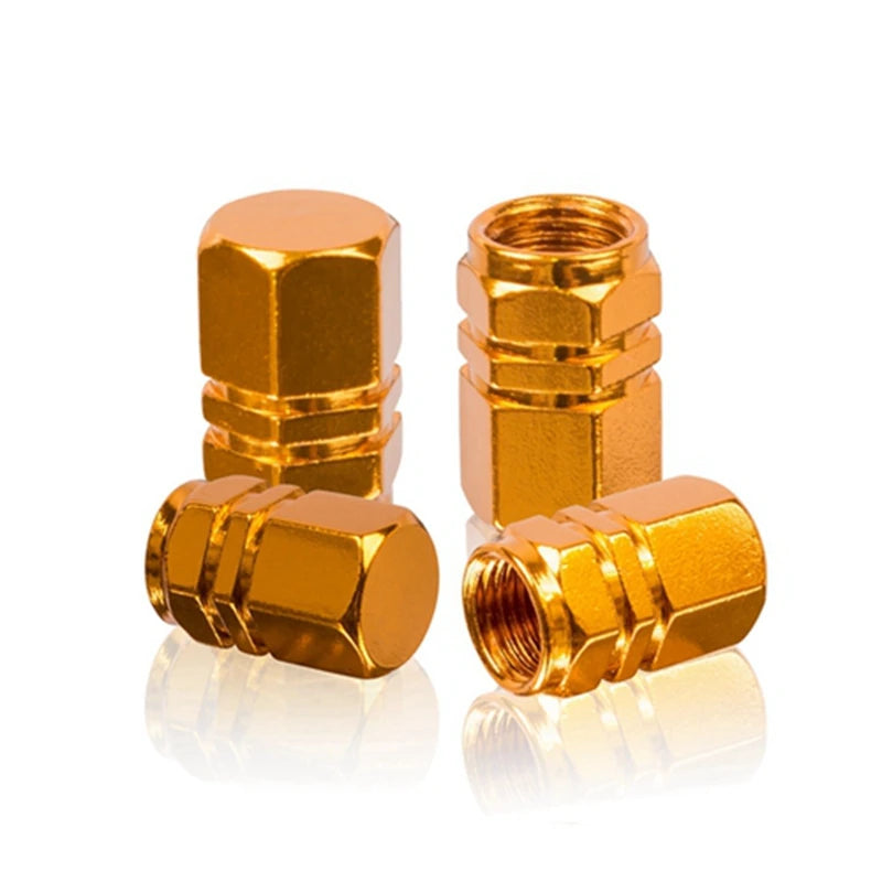 For Auto Runmade 4PCS Aluminum Wheel Tires Valves Tyre Stem Air