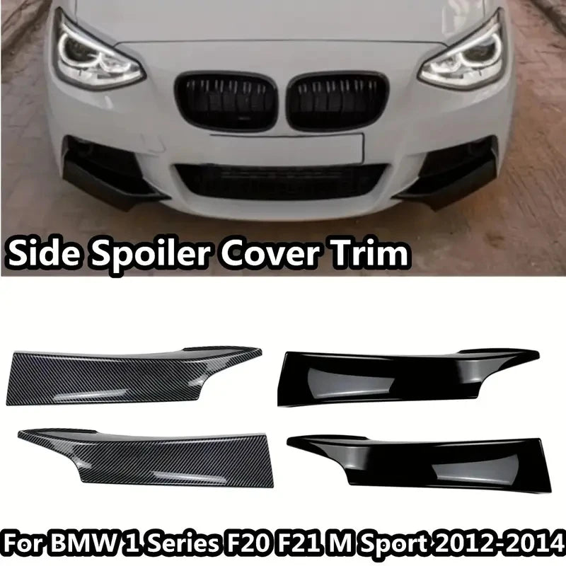 For BMW F20 F21 Pre-LCI M Front Bumper Splitter Canards Sport