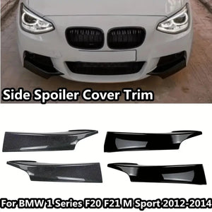 For BMW F20 F21 Pre-LCI M Front Bumper Splitter Canards Sport