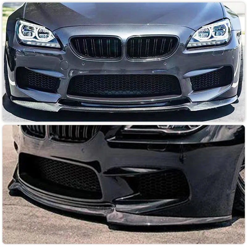 For BMW F06 F12 F13 M6 3PCS Front Bumper Lip Spoiler Base