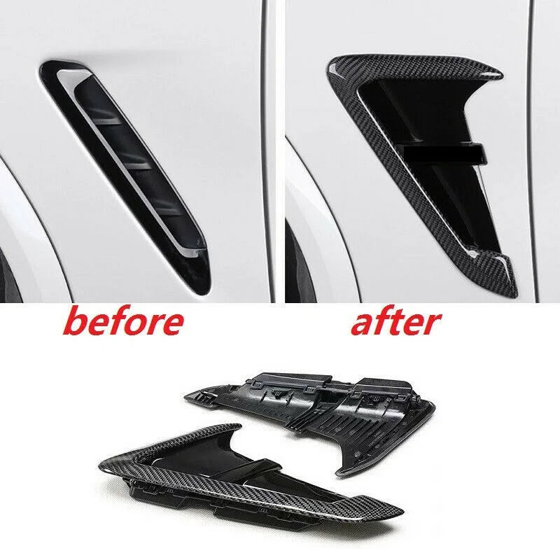 For 2019+ BMW X3 G01 X4 Carbon Fiber Side Air Vents Grille
