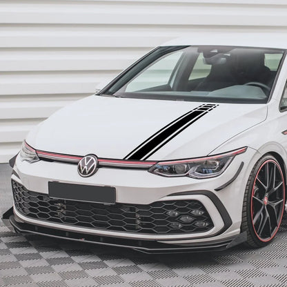For Volkswagen VW Golf 8 7 Hood Racing Sticker R Gti MK8 MK7 MK5