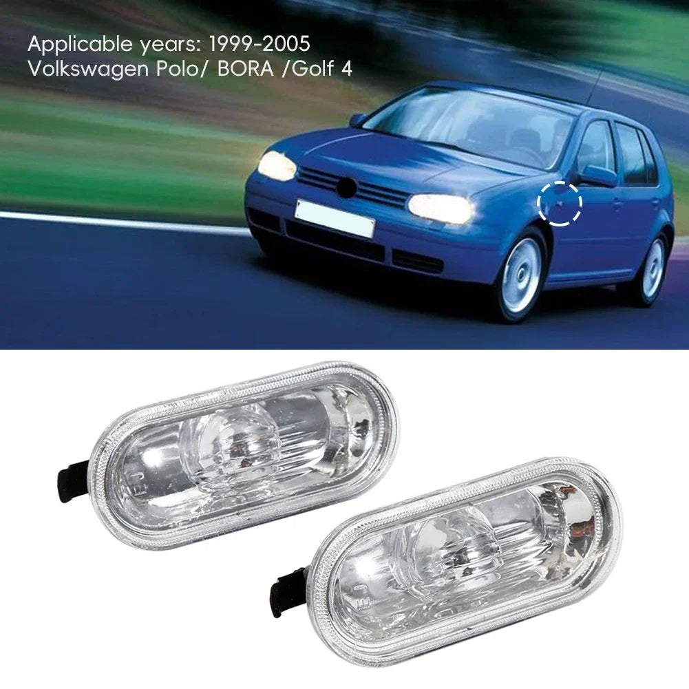 2PCS Side Marker Turn Signal Warning Compatible Volkswagen Golf