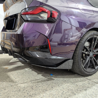 For BMW 2 Series G42 M240I Real Carbon Fiber Rear Splitters Body