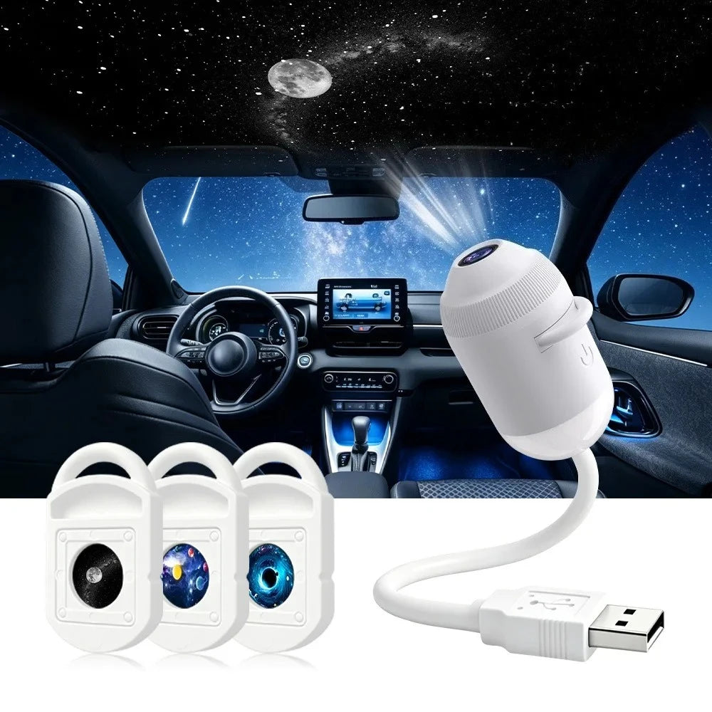 For Bedroom Auto Atmosphere Lamp USB Star Projector In 1touch