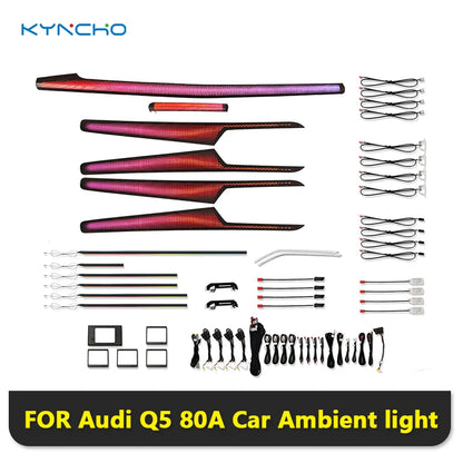 For Audi Q5 Ambient Lighting Models Kyncho Is Suitable From 2018