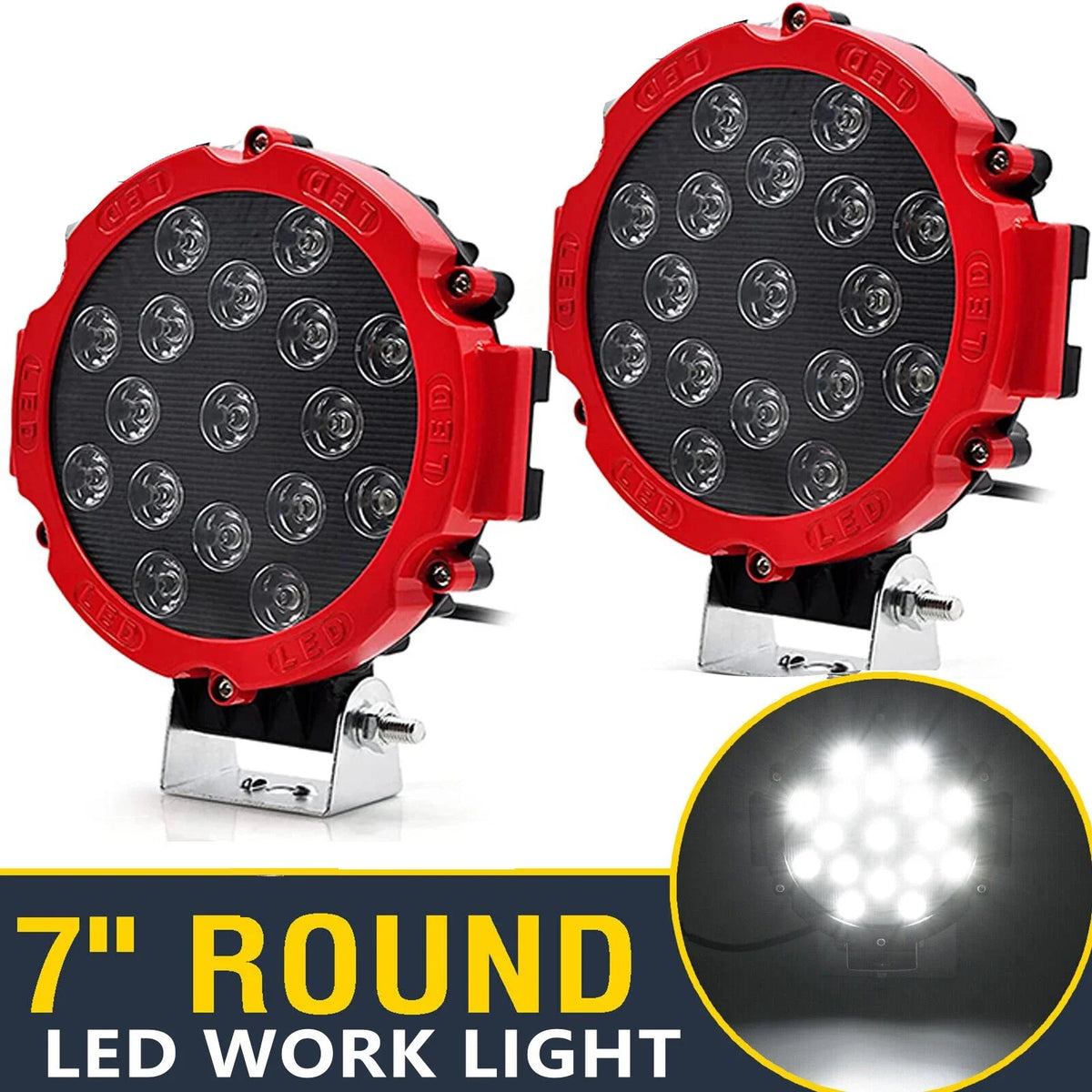 12V 150W Bright Off Road 4X4 Spotlight Headlight Work