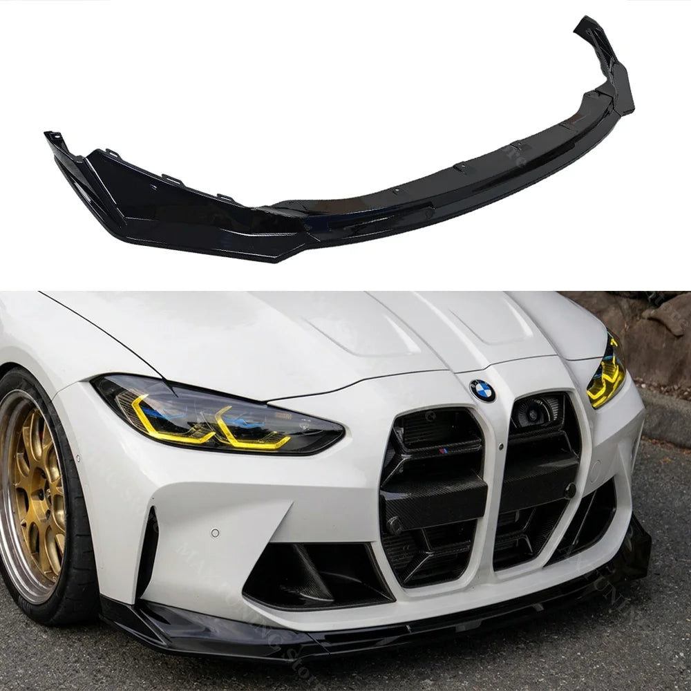 For BMW M3 G80 M4 G82 3PCS Front Bumper Lip 2020 2021 2022 2023