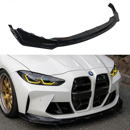 For BMW M3 G80 M4 G82 3PCS Front Bumper Lip 2020 2021 2022 2023