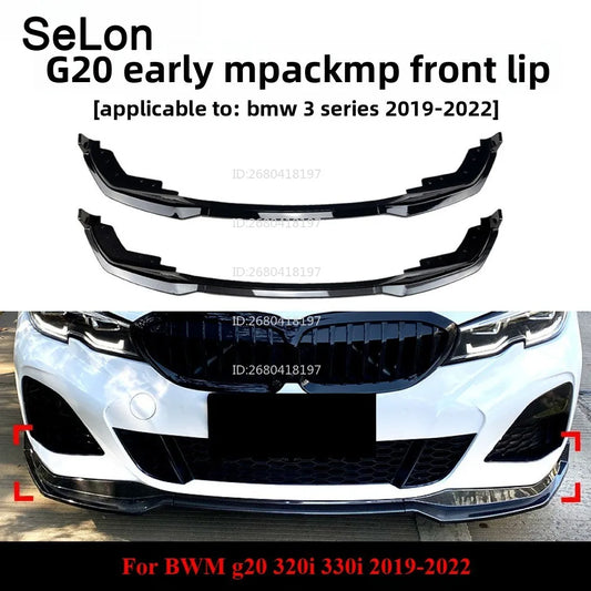 For BMW 3 Series BMW G20 320I 330I 19-22 M Pack Mp Front Lip
