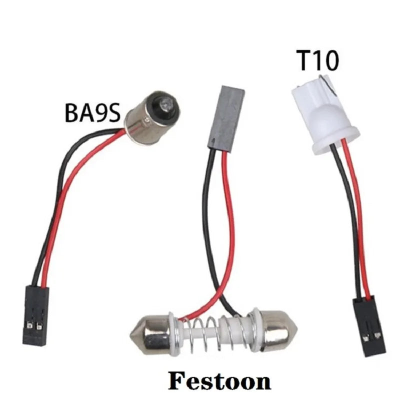 T10 Festoon 12 24 48 Smd Panel Ice Blue