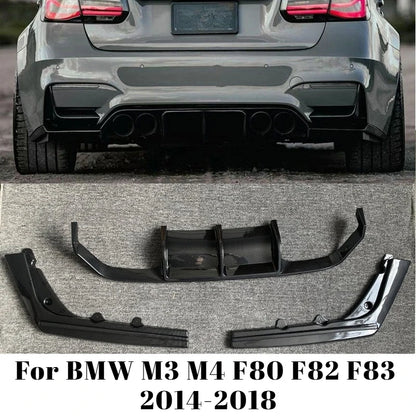 For BMW M3 M4 F80 F82 F83 14-18 Rear Lip Spoiler Small Body Kit