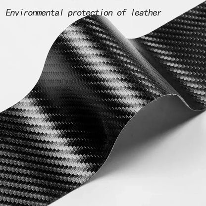 For Skoda Octavia Door Sill Carbon Fiber Sticker Threshold Side