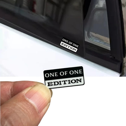 2PCS Set One Edition Sticker Waterproof Vinyl Decal Jdm