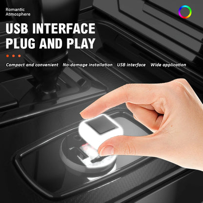 USB Ambient Lighting Square Portable Bedside plug-and-play