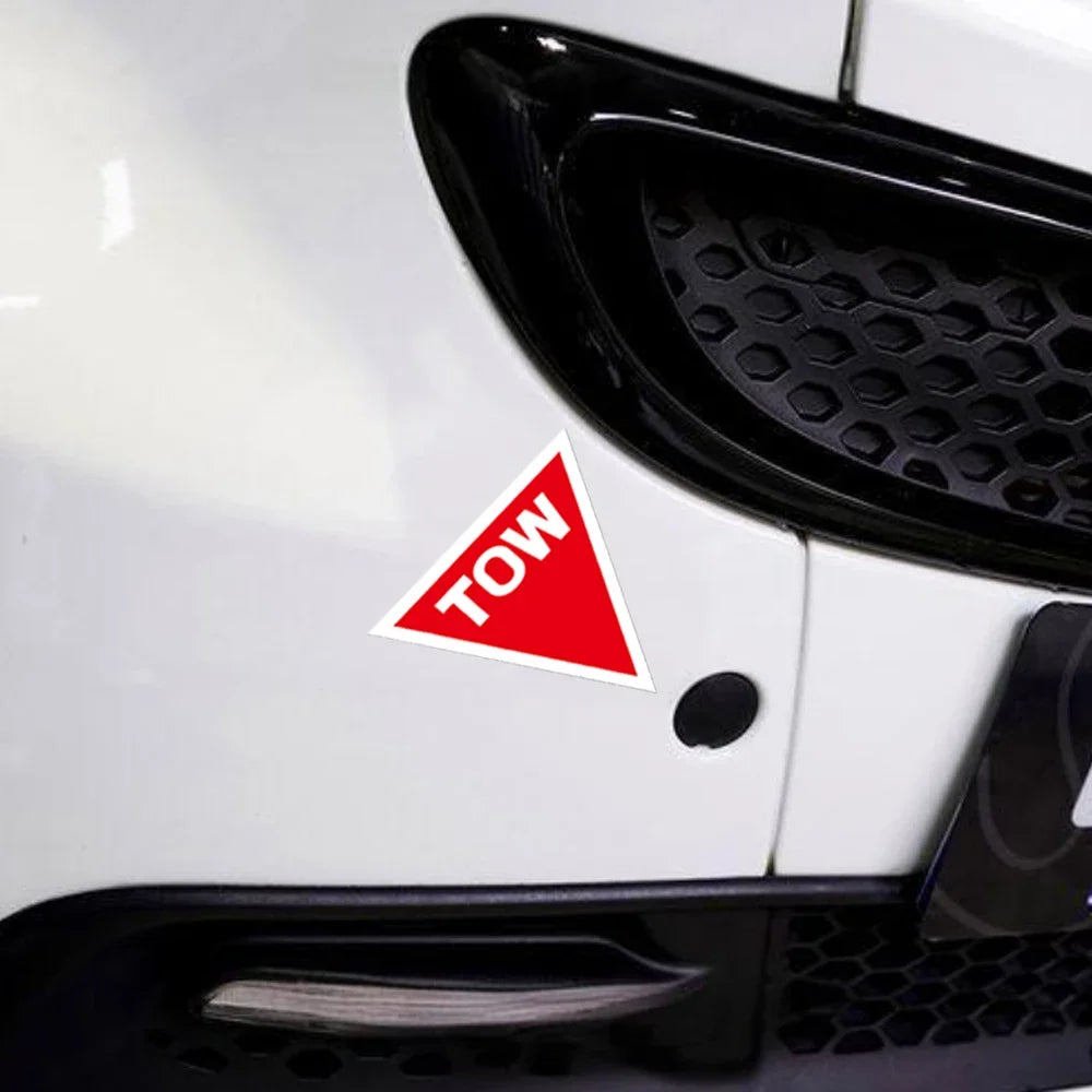 Tow Point Sticker Inverted Triangle Graphics Body Vinyl Racing
