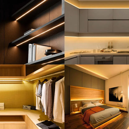 For Tv Mirror Cabinet Light 5V USB Cob Strip 320leds M 3KEY
