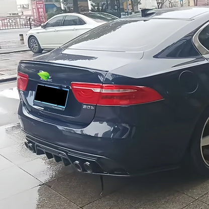 For 2015-2019 Jaguar Xe Diffuser Rear Trunk Lid Spoiler Dual