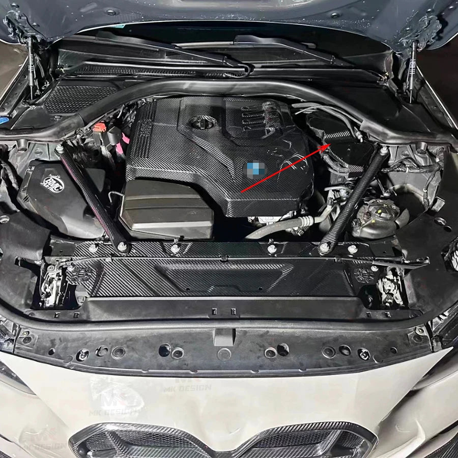 For BMW BMW G20 G21 G22 Dry Carbon Fiber Ecu Battery Terminal