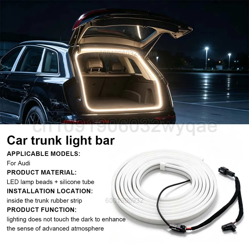 For Audi Q7 2006-2025 Plug & Rear Trunk Play Interior Atmosphere