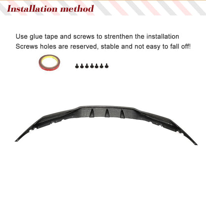For BMW F90 M5 2018 - Front Bumper Lip Spoiler Splitters 2020