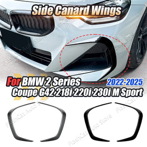For BMW 2 Series Coupe G42 G42 Canard Bumper Lip Front Side