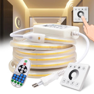 Dimmable Cob Strip Wall Touch Switch 23KEY Remote 220V