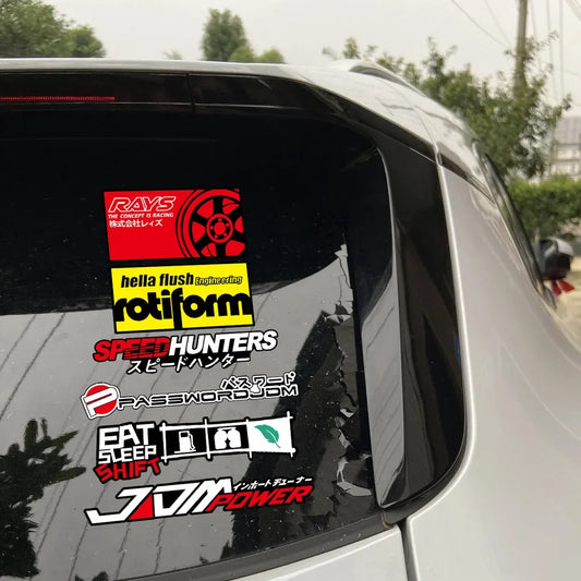 Rays Speed Hunter Jdm Reflective Waterproof Vinyl Decal Body