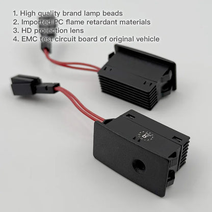 For Tesla Model3 2PCS Door Modely Models Hd Shadow Projector