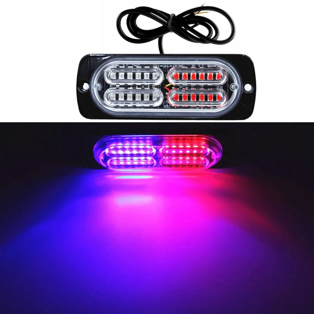 1PC Red Blue White 20LED Strobe Flashing Side Marker