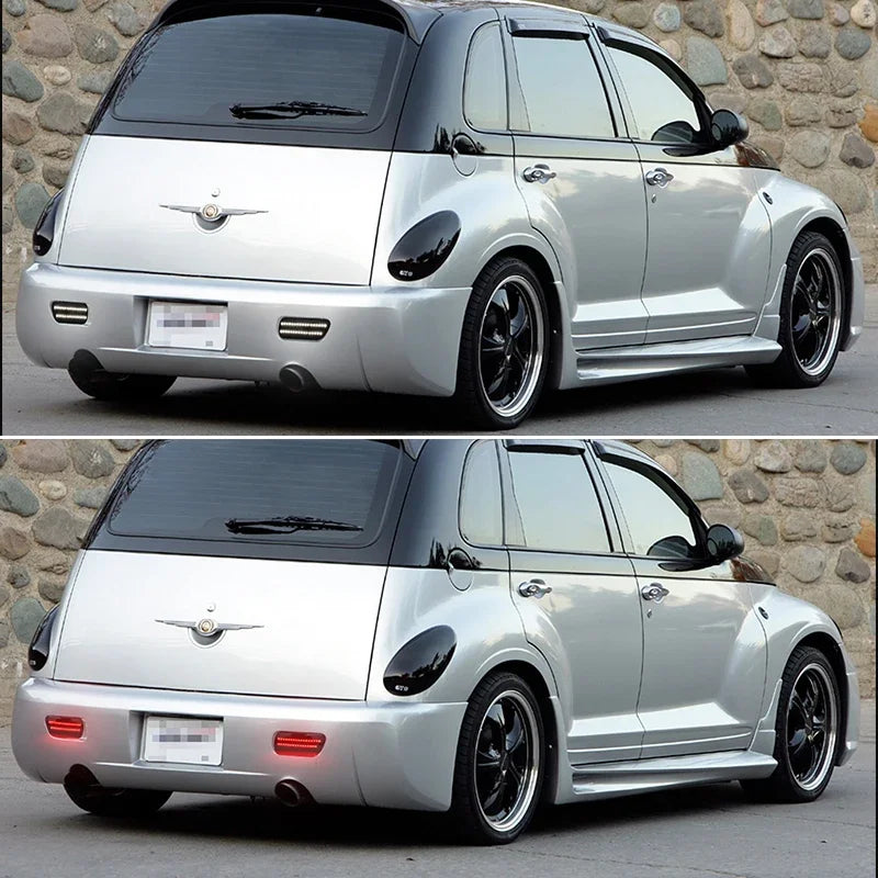 For Chrysler Pt Cruiser Red LED Rear Bumper Reflector Tail Brake