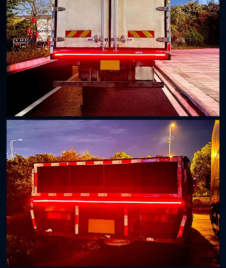 24V Truck Tailgate Strip Rear Tail Bar Waterproof Dynamic