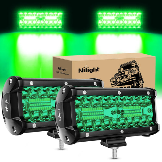 For Utv ATV Nilight Pods Bar 6.5 12 Inch 60W 120W 240W