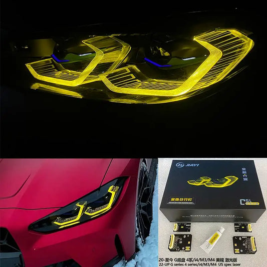 For BMW G22 G80 M3 G82 Jiayi M4 Csl Series Drl Rgbw Multicolor