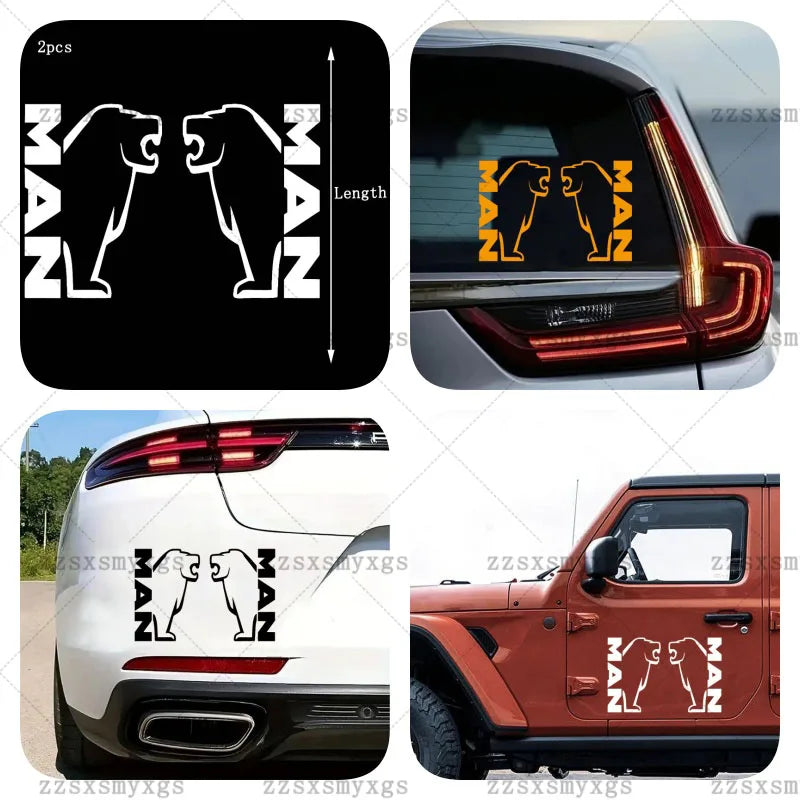 For Man Design Lion Used Truck Fit Body Bumper Windshield Trunk