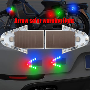 2PCS Warning Motorcycle Arrow Flash 6color Anti Rear End